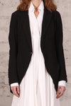 marc le bihan tie trim jacket 2250 E23 black